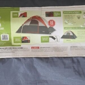 Wenzel 5 Person Red and Gray Tent